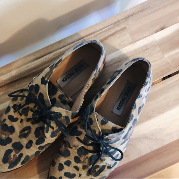 Steve Madden leopard leather loafers - Picture 5 of 6
